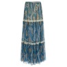 Lace insert skirt