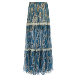 Lace insert skirt