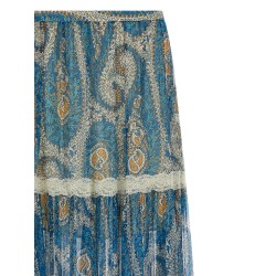 Lace insert skirt