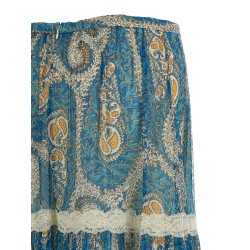 Lace insert skirt