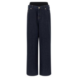 'Banded Slouchy Wide' jeans