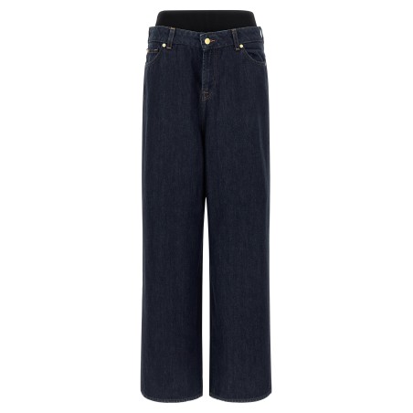'Banded Slouchy Wide' jeans