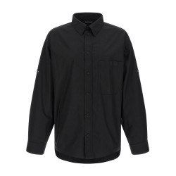 Logo patch shirt