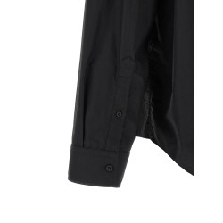 Logo patch shirt