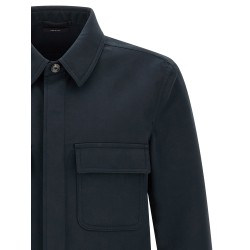 Twill overshirt