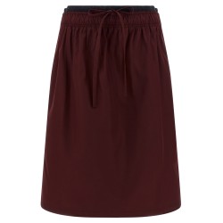 Double layer elastic skirt