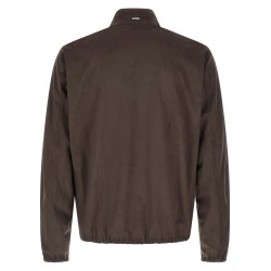 Suede effect jacket
