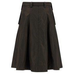 'Duchesse Nylon Pleated' skirt