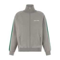 Logo embroidery sweatshirt