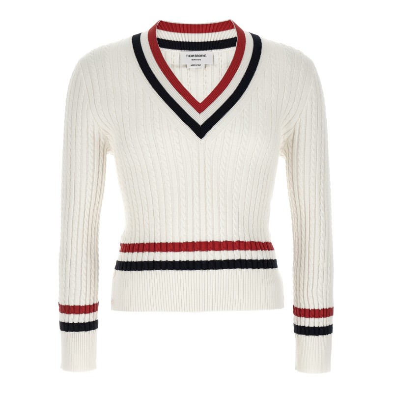 RWB intarsia sweater