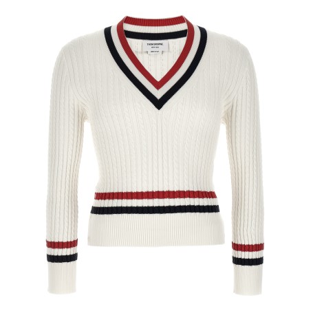 RWB intarsia sweater