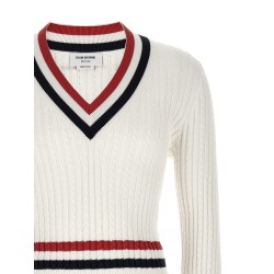 RWB intarsia sweater