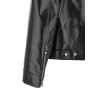 Lacquered leather blouson