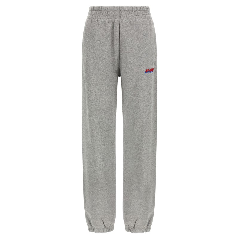 Logo embroidery joggers