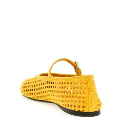 Crochet cotton ballet flats