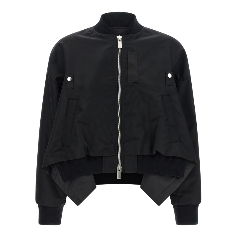 Asymmetrical blouson bottom