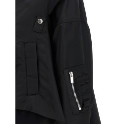 Asymmetrical blouson bottom