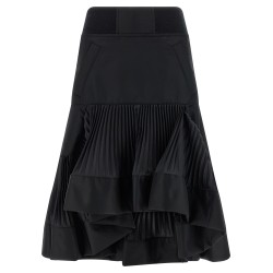 Pleated insert skirt