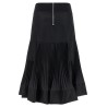 Pleated insert skirt
