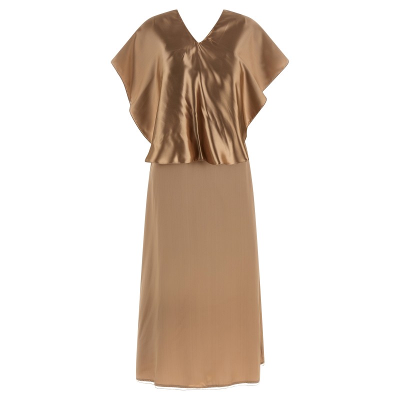 Dress with cape