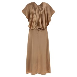 Dress with cape