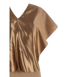 Dress with cape