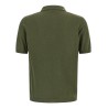 Spongy effect polo shirt