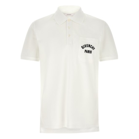 Pocket embroidery polo shirt