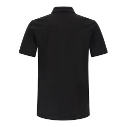 Logo patch polo shirt