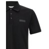 Logo patch polo shirt