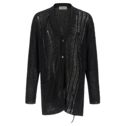 Lace up cardigan