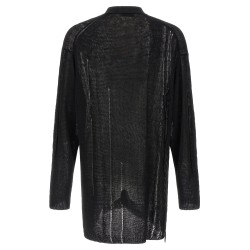 Lace up cardigan
