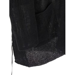 Lace up cardigan