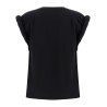 Curled sleeve t-shirt
