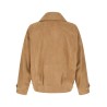 Full grain leather blouson