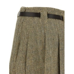 'Gancini' belt skirt