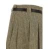 'Gancini' belt skirt