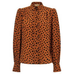 Polka dot print shirt