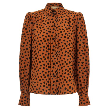Polka dot print shirt