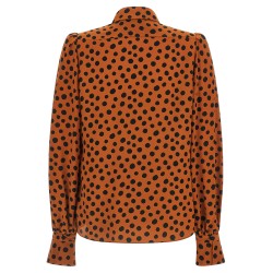 Polka dot print shirt