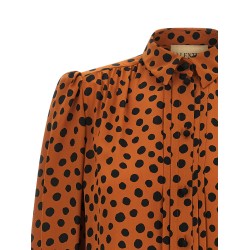 Polka dot print shirt