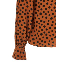 Polka dot print shirt