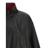 Reversible leather jacket