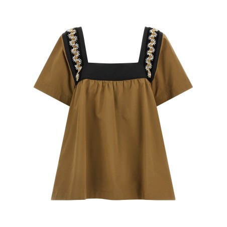 Embroidery top