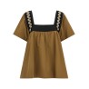 Embroidery top