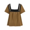Embroidery top