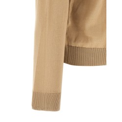 Cotton and silk sweater