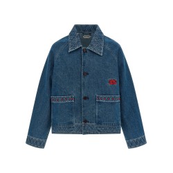 Embroidery denim jacket