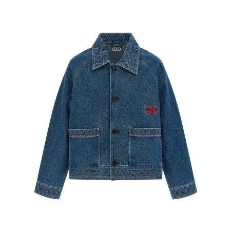 Embroidery denim jacket