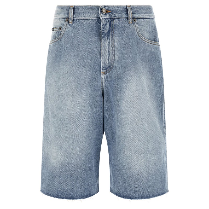 Denim bermuda shorts